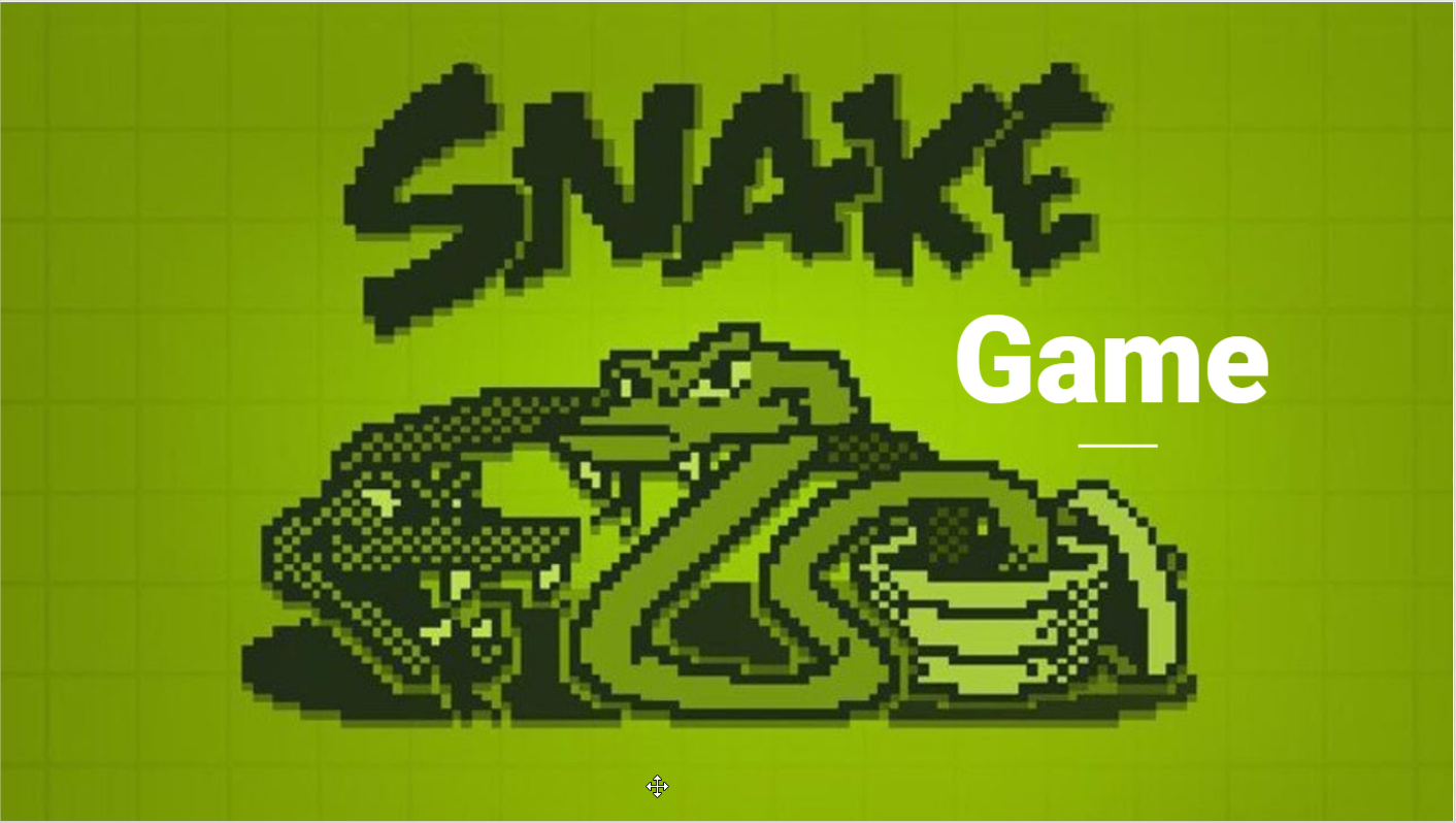 1rst javascript project : video game snake game